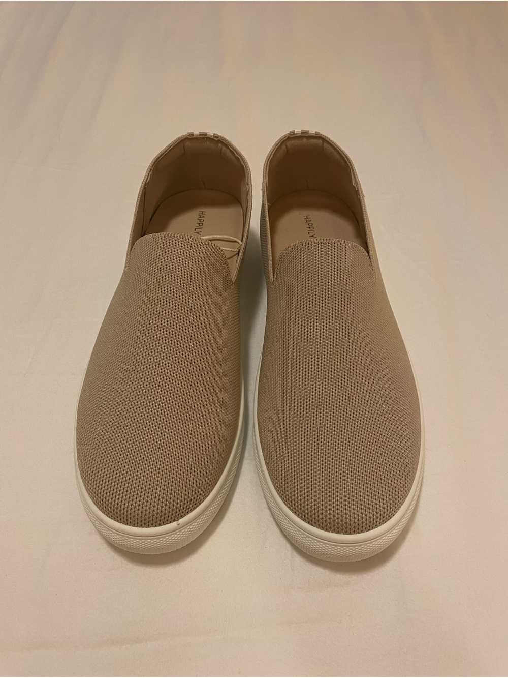 Casual Slip-On Loafers in Beige for Women